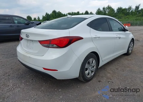 2016 Hyundai Elantra Se from USA, damaged, VIN 5NPDH4AE4GH713816